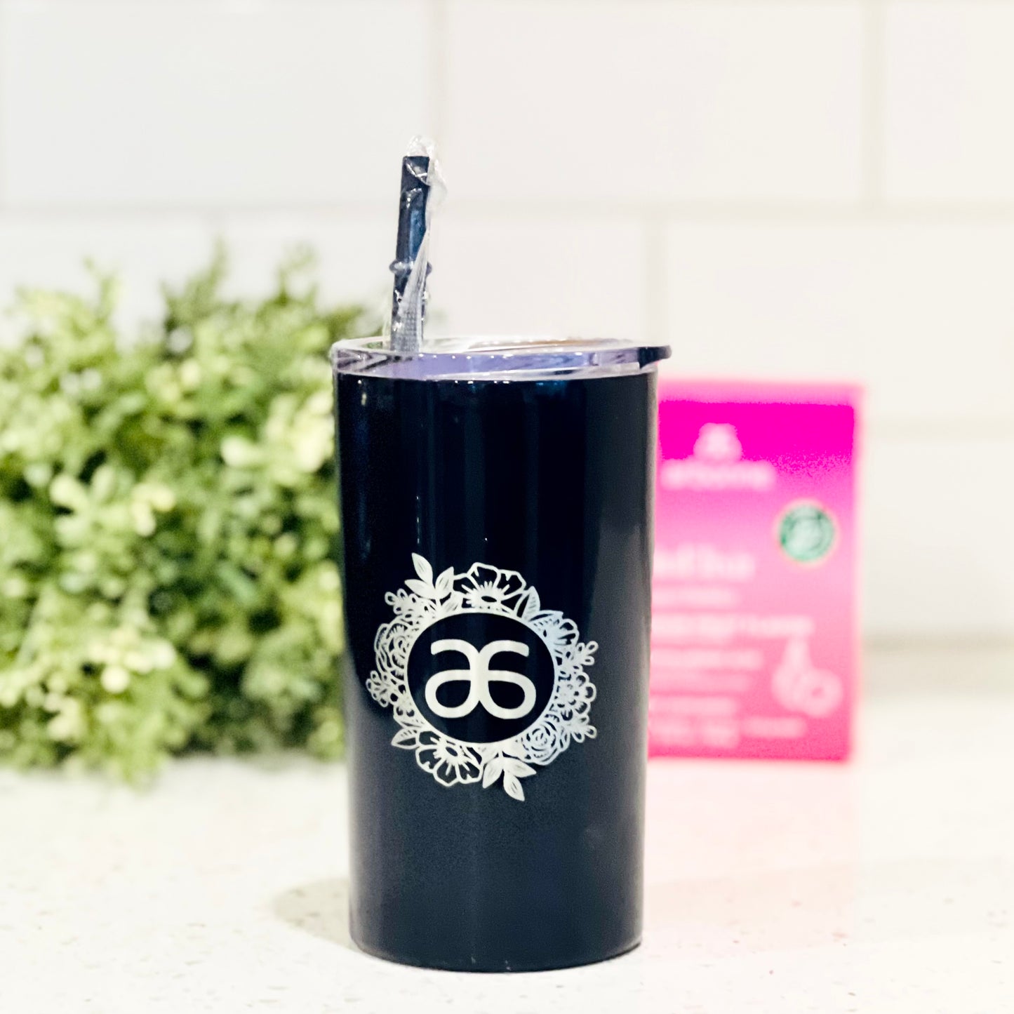 Floral Arbonne - Arbonne Inspired Tumbler- 12oz