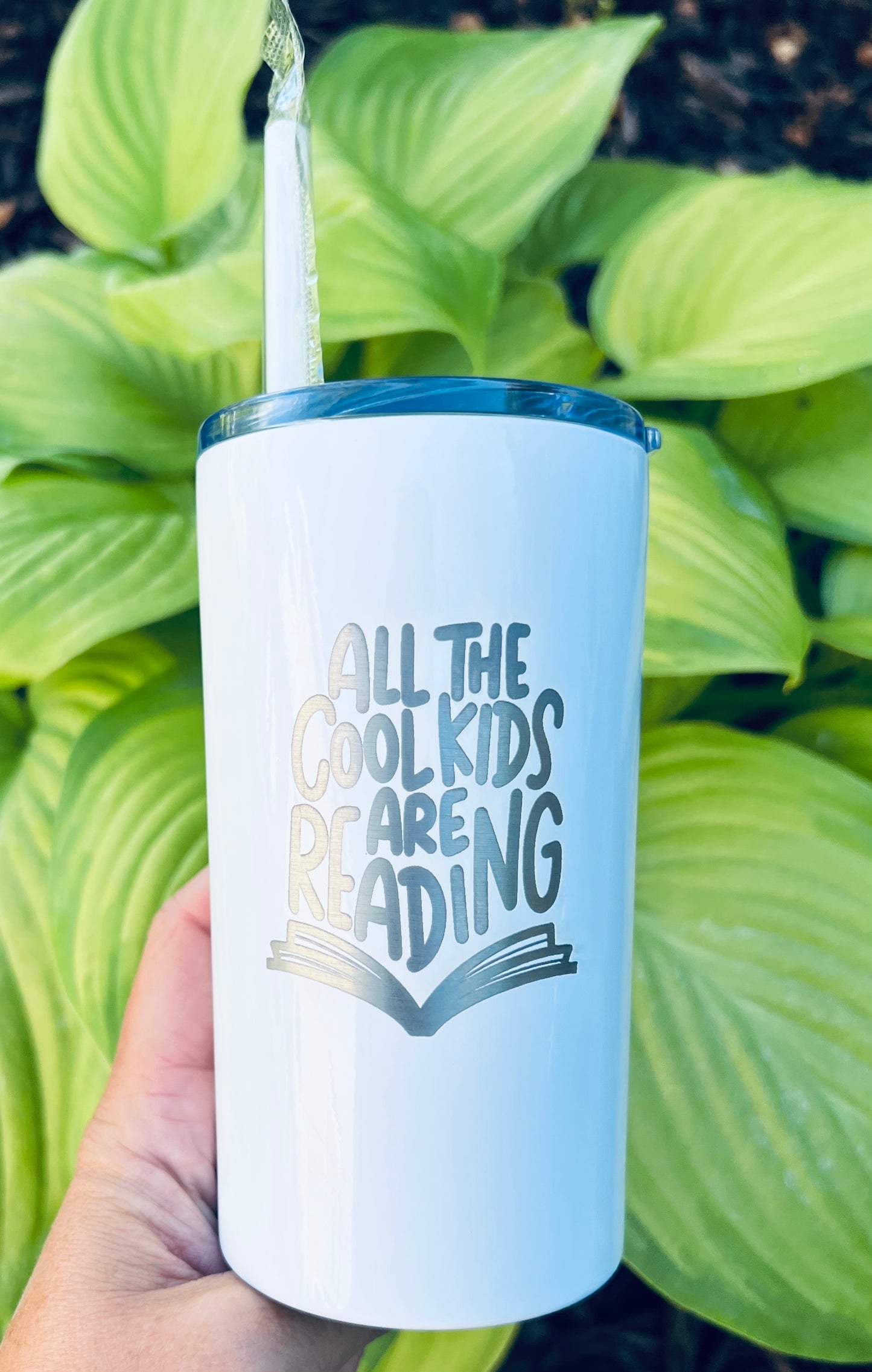 “All the Cool Kids” Reading Tumbler- 12oz