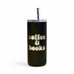 Coffee and Books - Book Inspired - Engraved Tumbler - 16oz