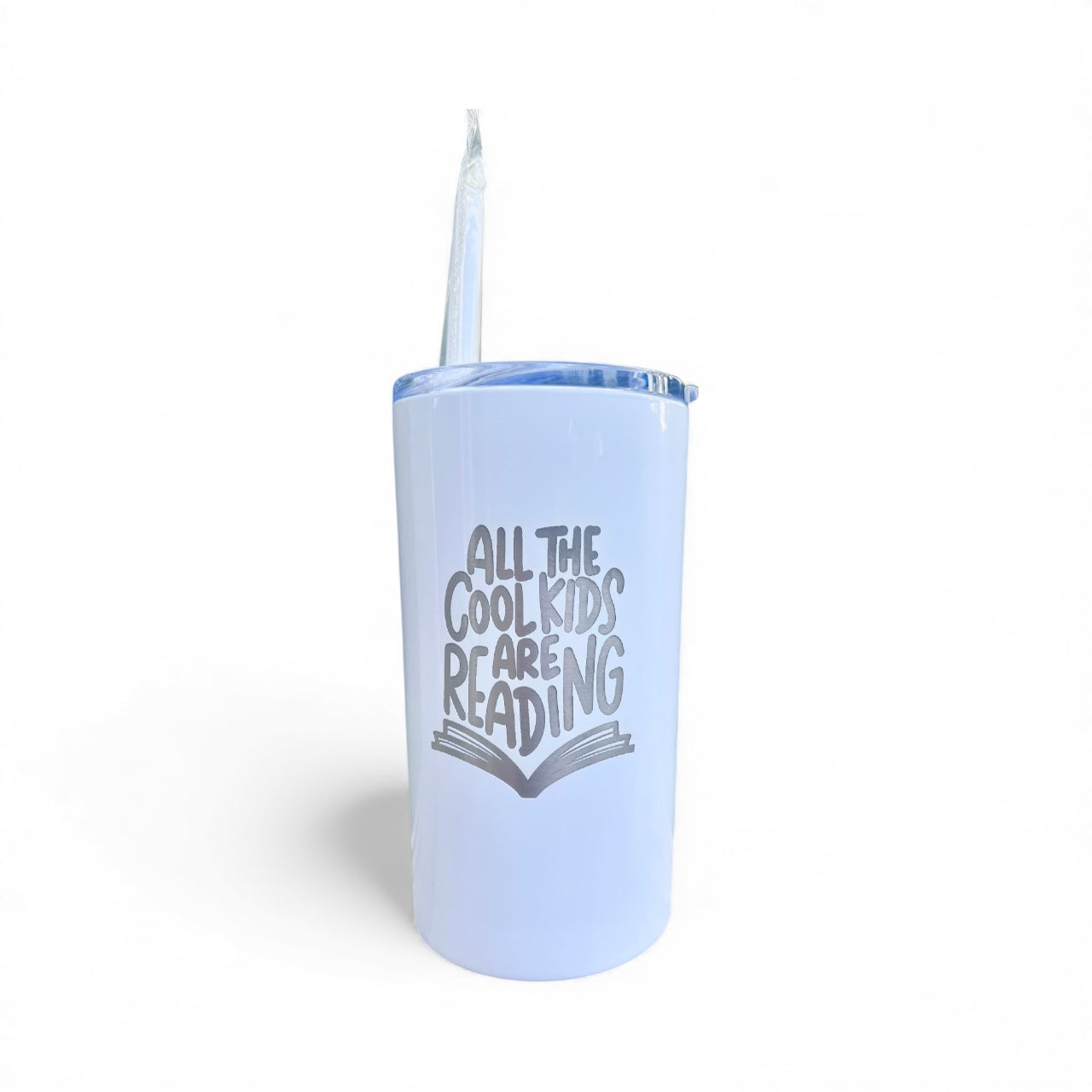 “All the Cool Kids” Reading Tumbler- 12oz