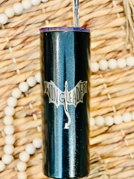 Wingleader - Book Inspired - Engraved Tumbler - 20oz