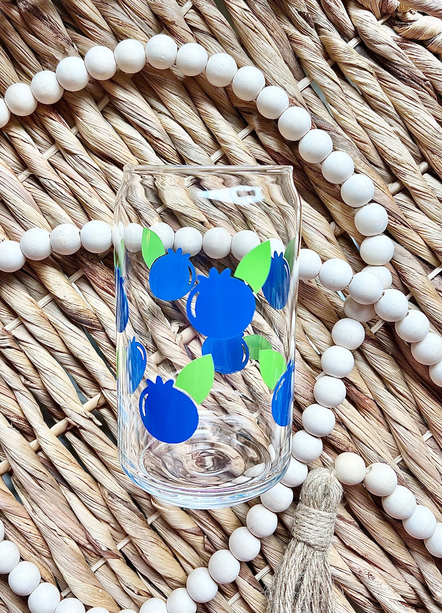 Blueberry - Spring/Summer - Beer Can Glass - 16oz