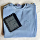 Coffee + Books - Comfort Colors Embroidered Sweatshirt