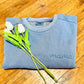 Mama - Comfort Colors Embroidered Sweatshirt