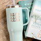 "Read Read Read" Book Tumbler - 40oz Engraved Tumbler