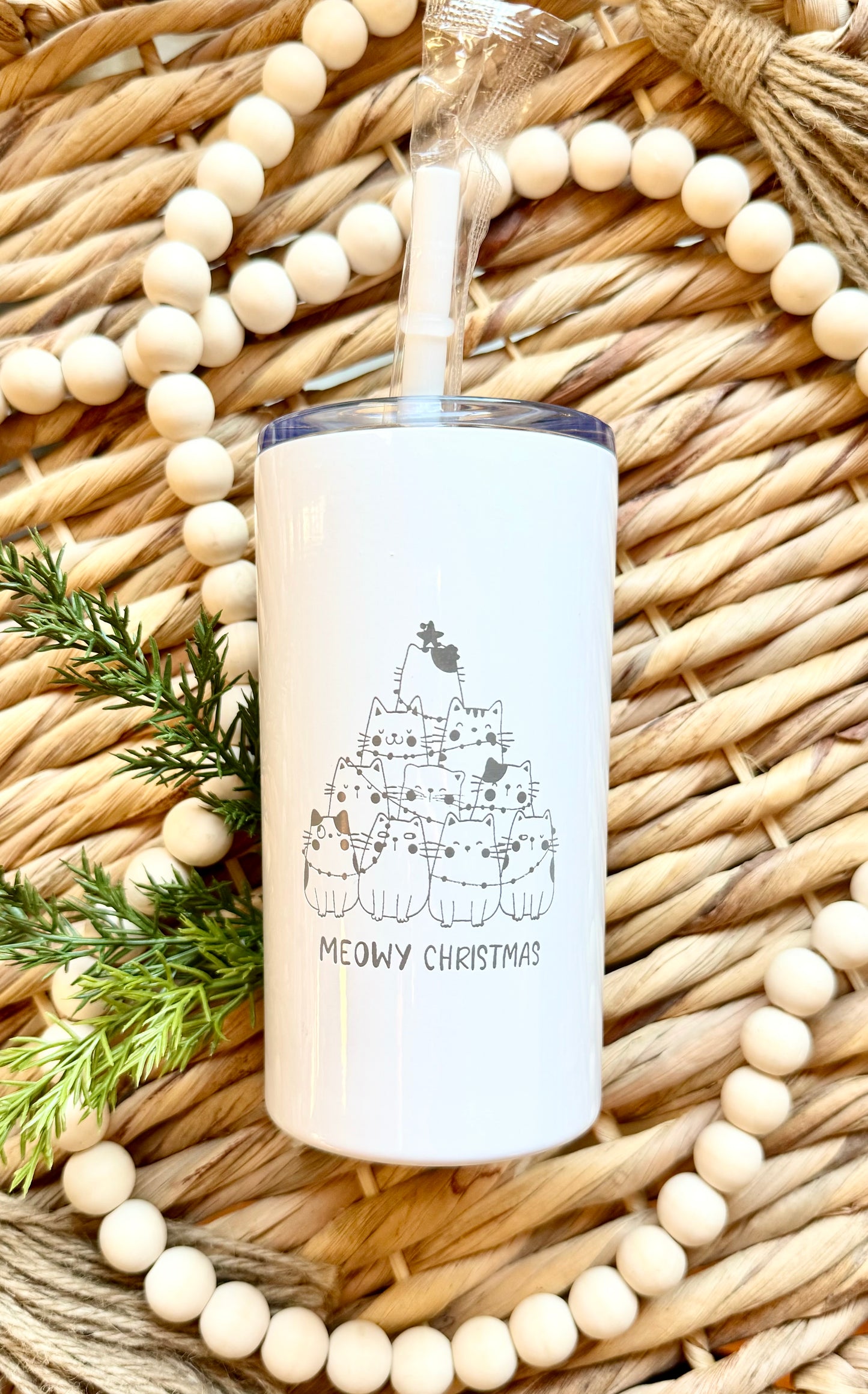 “Meowy Christmas” - Christmas - Tumbler - 12oz