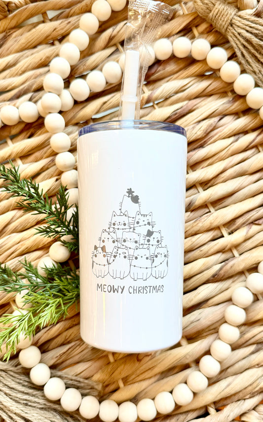 “Meowy Christmas” - Christmas - Tumbler - 12oz