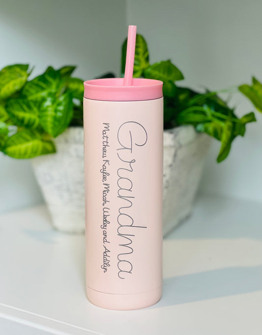 Personalized Grandma/Mama Engraved Tumbler - 20oz