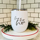 “Ho, Ho, Ho” - Christmas - Wine Tumbler - 12oz