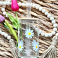 Daisies - Spring/Summer - Beer Can Glass - 16oz