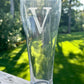 Etched Pilsner Glass - Name/Word/Initial - 23oz