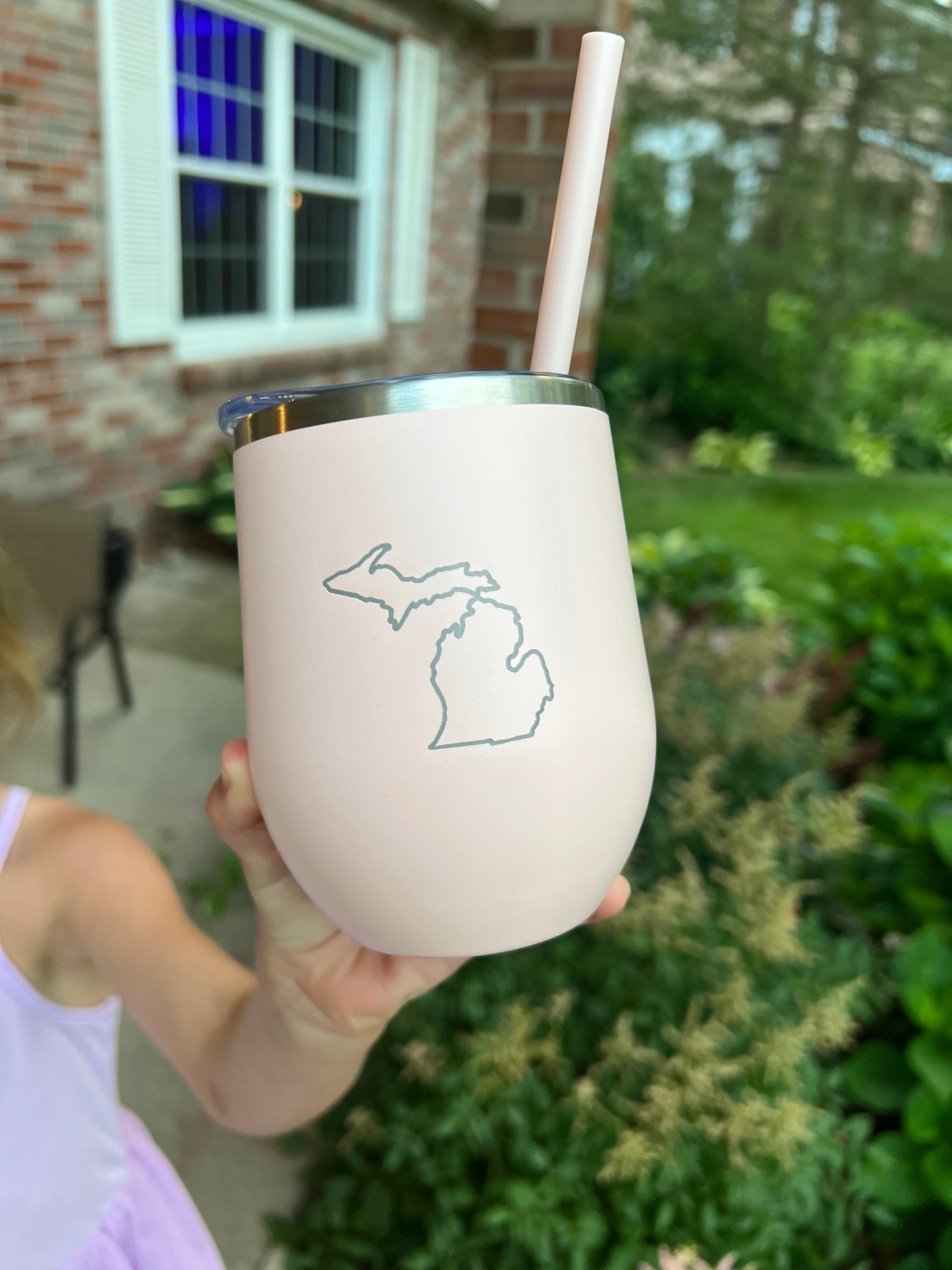 State Inspired Wine Tumbler- Any State - Customizable