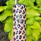 Arbonne Inspired Pink Leopard/Cheetah - Engraved Tumbler - 20oz