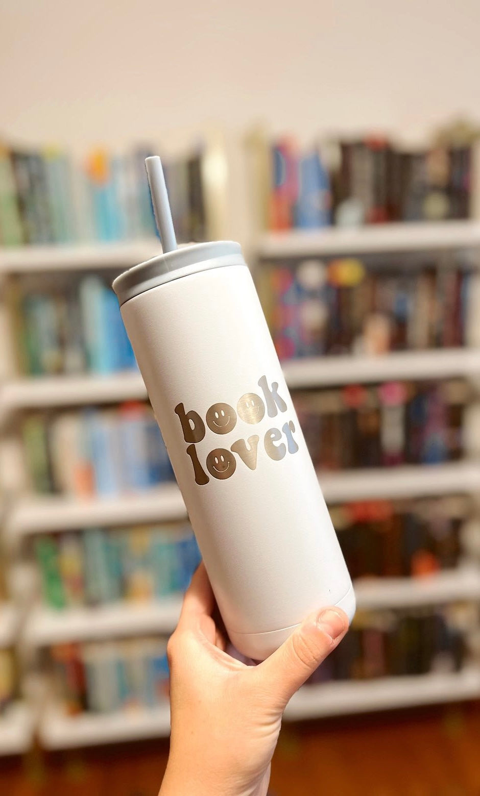 “Book Lover” - Engraved Tumbler - 20oz