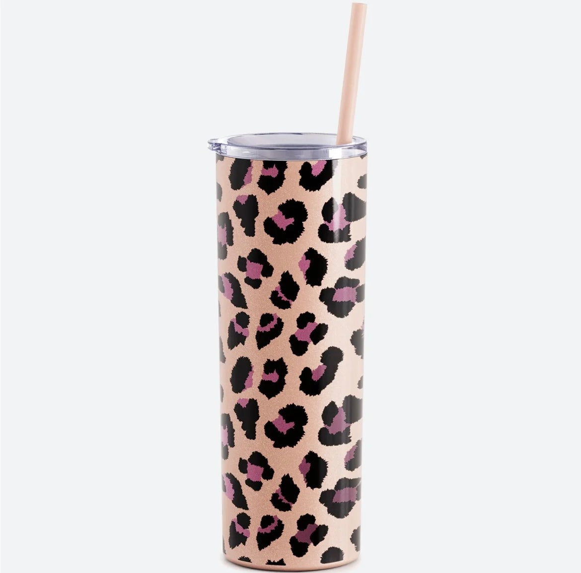 Arbonne Inspired Pink Leopard/Cheetah - Engraved Tumbler - 20oz