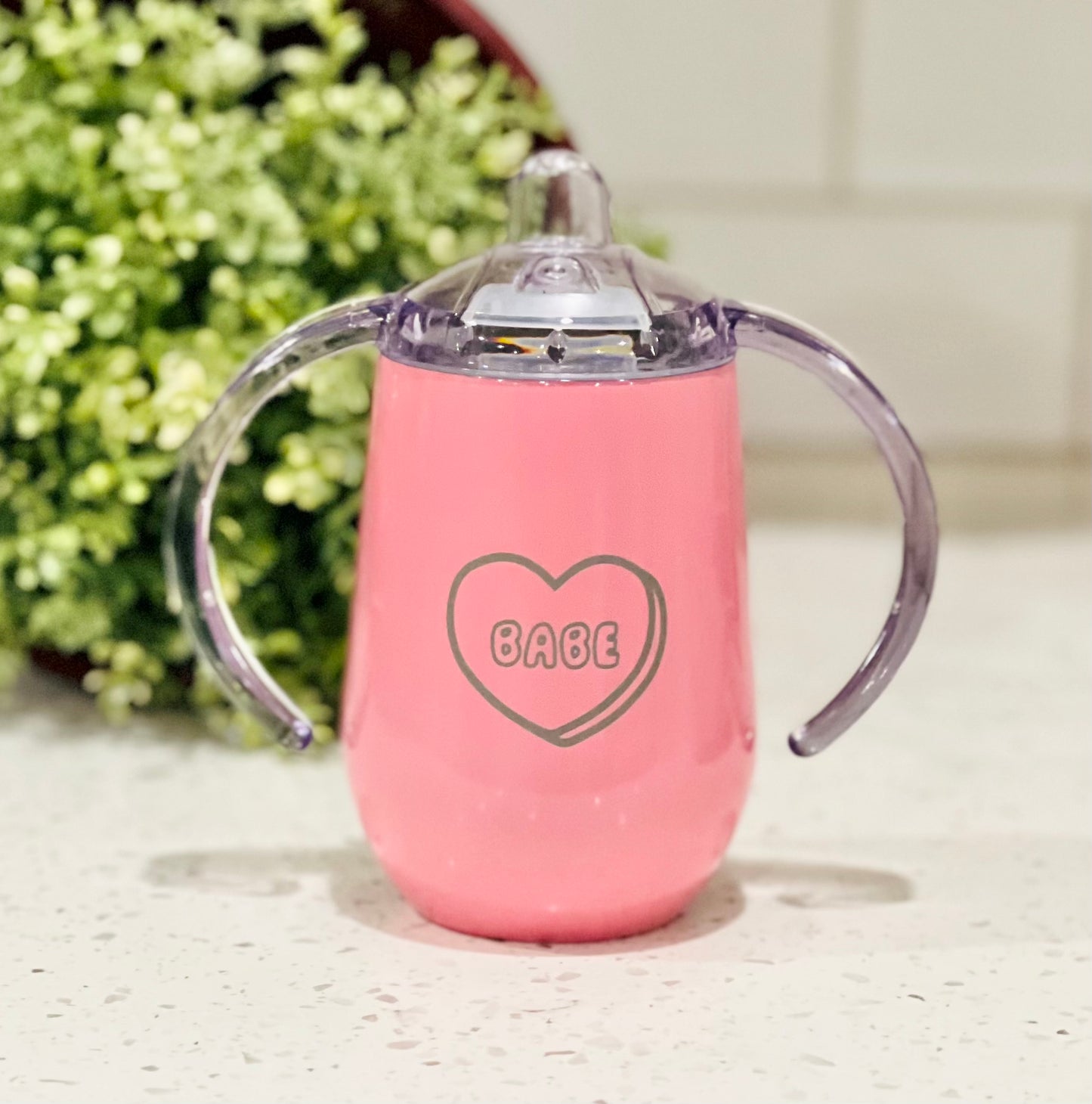 Babe Candy Heart - Valentine Sippy Cup