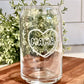 Candy Heart “Mama” Beer Can Glass - Iced Coffee Glass - 16oz