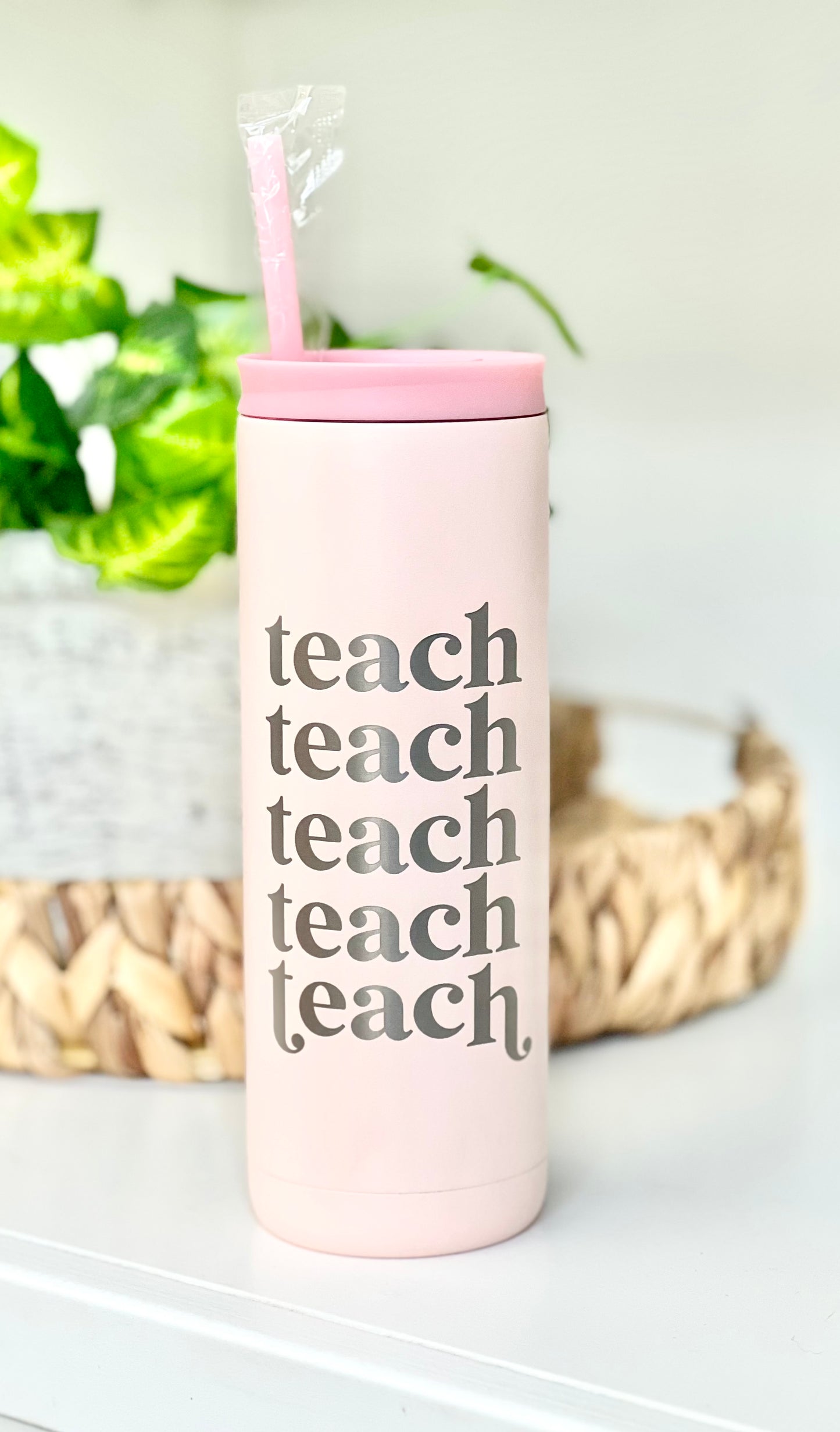 “Teach” Engraved Tumbler - 20oz