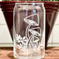 Engraved Mushroom Beer Can Glass - 16oz