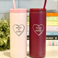 Book Trope “Conversation Heart” - Engraved Tumbler - 20oz