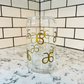 Arbonne Inspired Beer Can Glass - Scattered Logo - 16oz