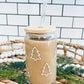 Christmas Tree - Holiday - Christmas Beer Can Glass - Iced Coffee Glass - 16oz