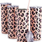 Personalized Pink Leopard/Cheetah - Engraved Tumbler - 20oz