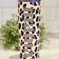 Personalized Pink Leopard/Cheetah - Engraved Tumbler - 20oz