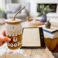 “Coffee & Books” - Beer Can Glass - 16oz