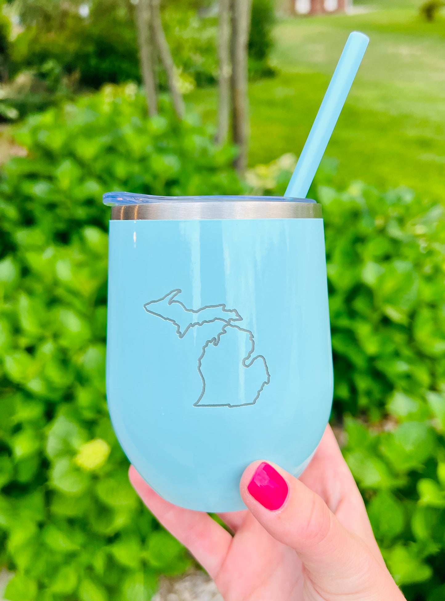 State Inspired Wine Tumbler- Any State - Customizable