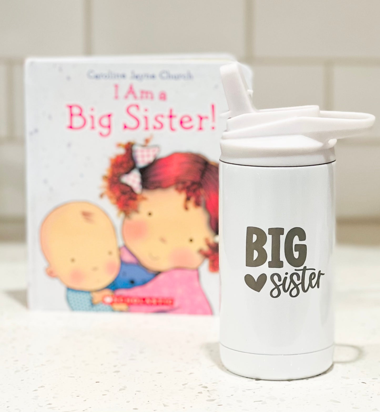 Big Sister Kid’s Tumbler - 12oz - Perfect School Water Bottle