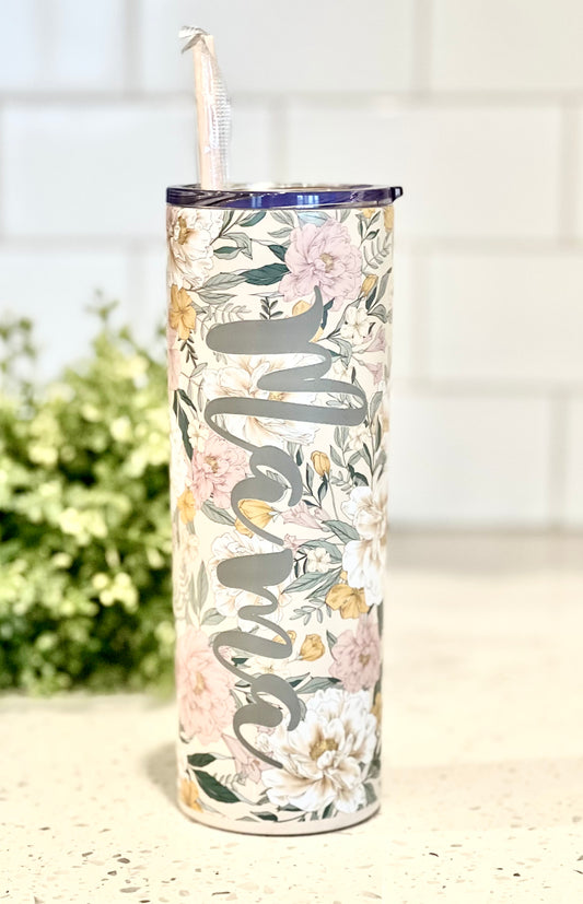 Mama Tumbler - Floral - 20oz