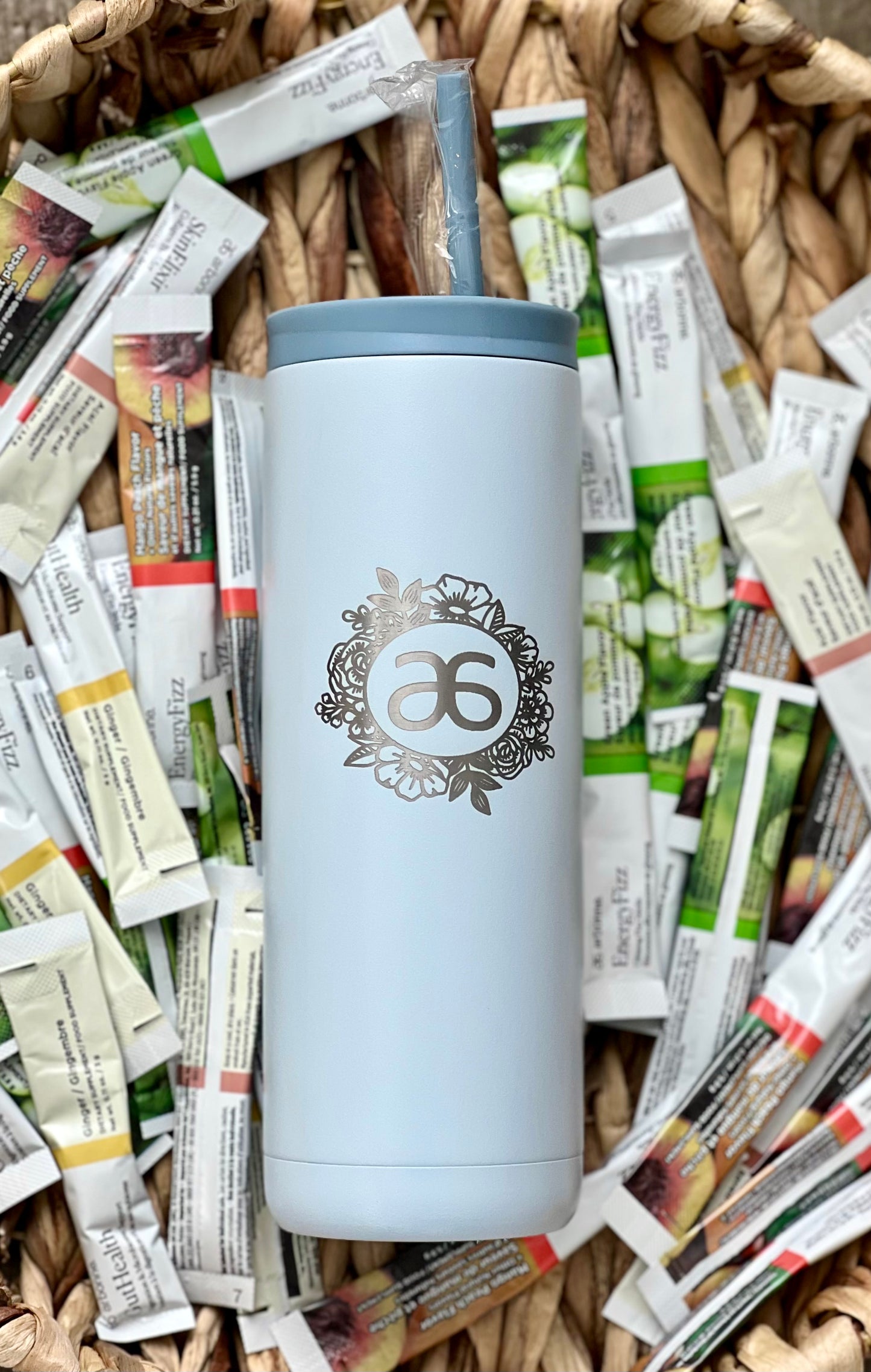 Arbonne Floral Inspired Tumbler - 20oz