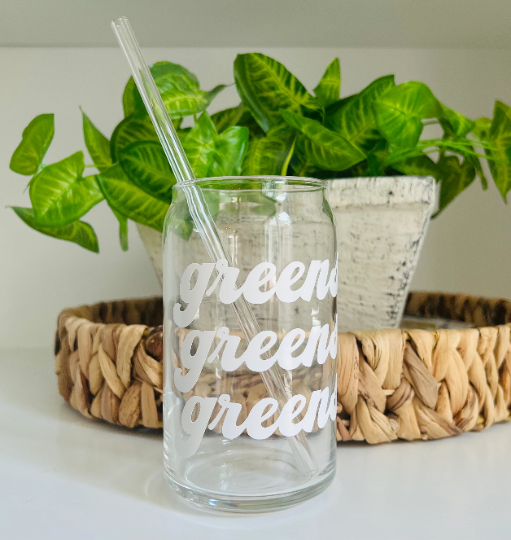 Arbonne Inspired Greens Beer Can Glass - 16oz