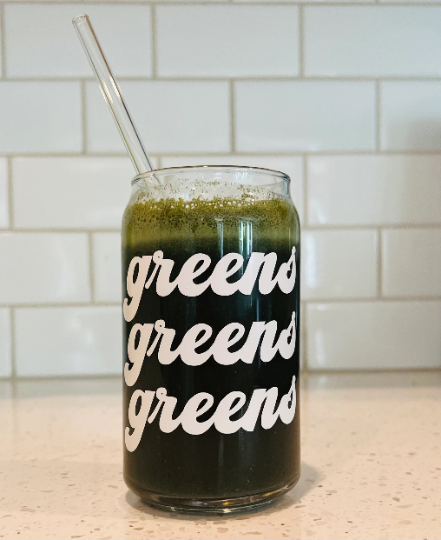 Arbonne Inspired Greens Beer Can Glass - 16oz