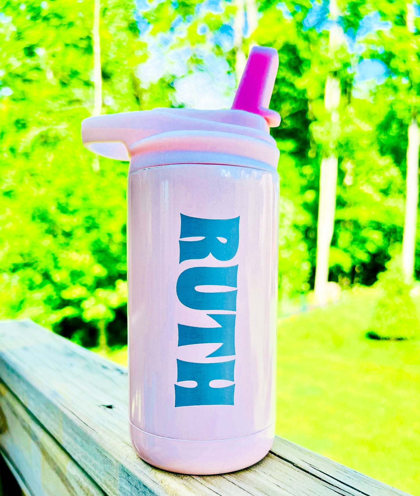 Personalized Engraved Kids Tumbler - 12oz - Perfect School Water Bottle