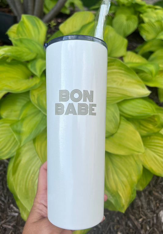 Arbonne Inspired Retro Bon Babe Tumbler- 20oz