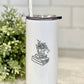 Daisy Book Stack - Book Inspired - Engraved Tumbler - 16oz