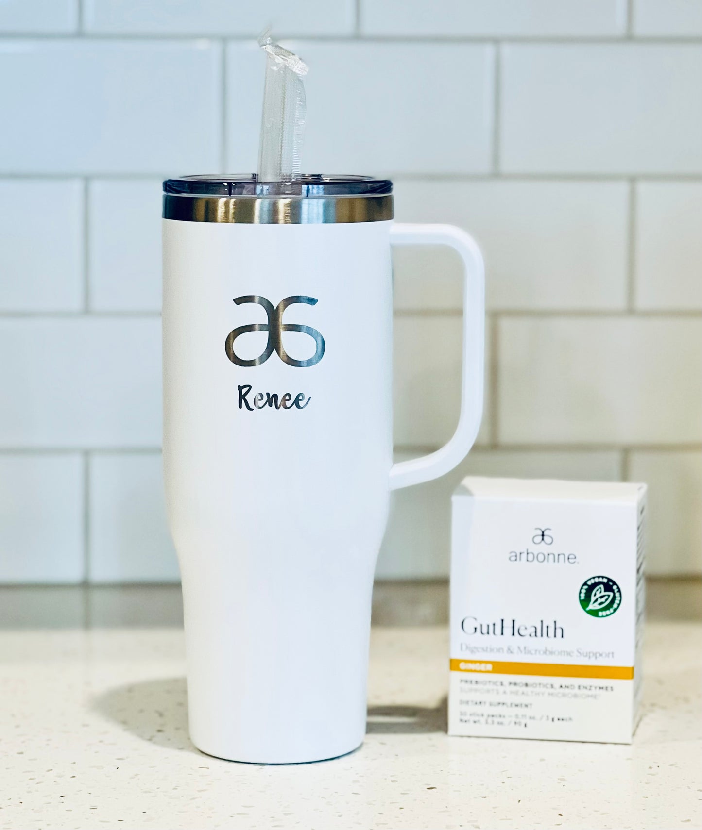 Arbonne Engraved Tumbler- 40oz