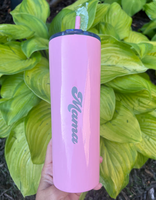 Mama Inspired Retro Engraved Tumbler - 20oz